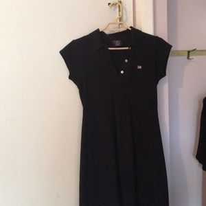 Polo by Ralph Lauren black collared dress